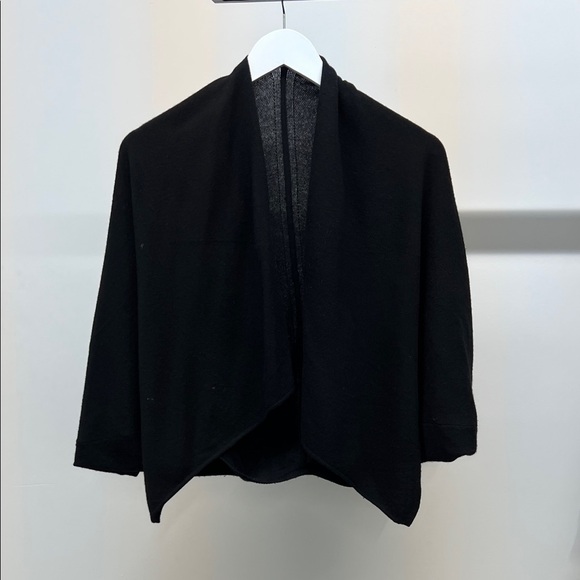 Vince Sweaters - Vince Black Cashmere Open-Front Sweater